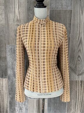 Vintage Missoni Mock Neck Wool & Silk Sweater